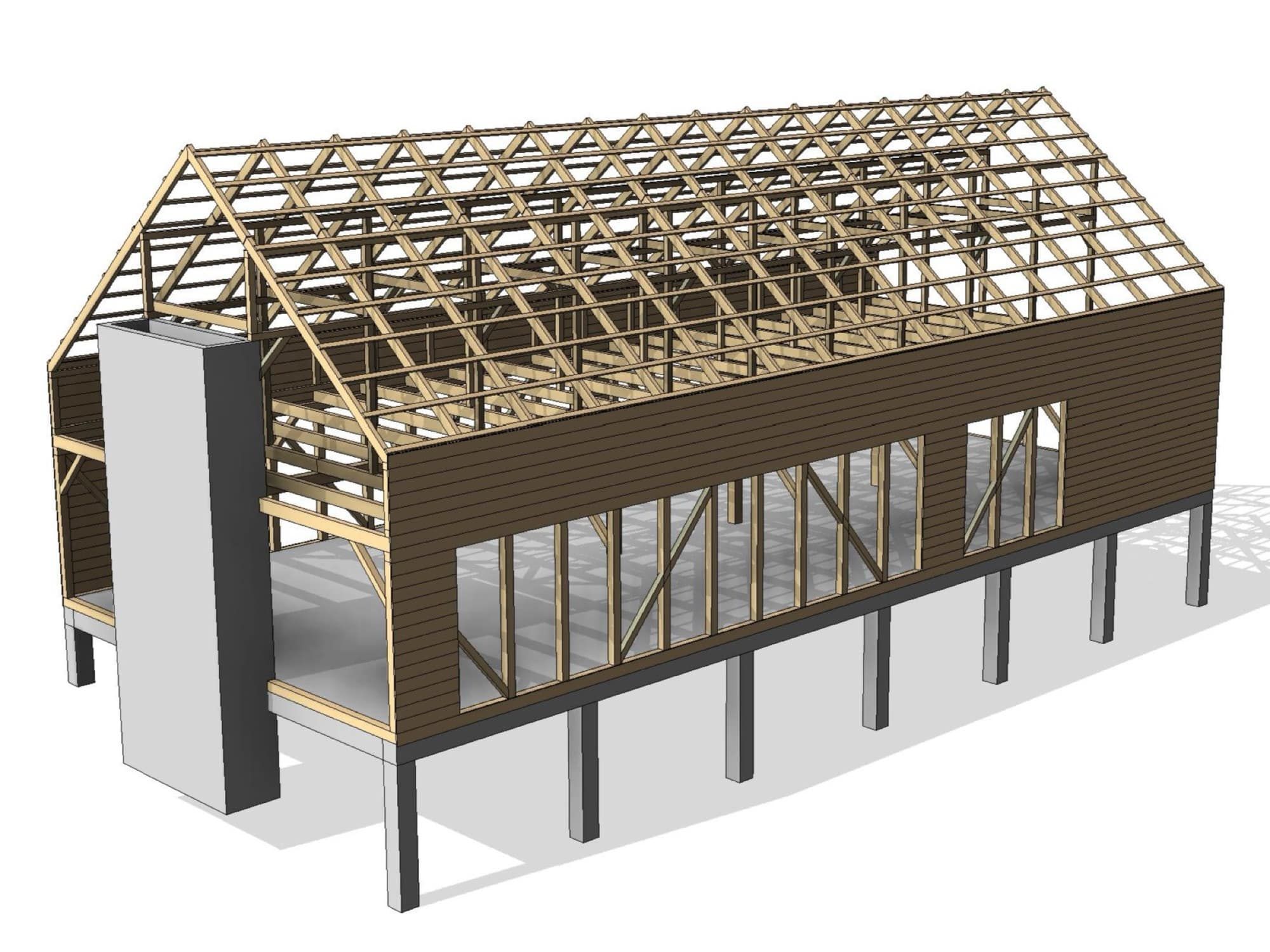 Modelo tridimensional del proyecto de reconstrucción