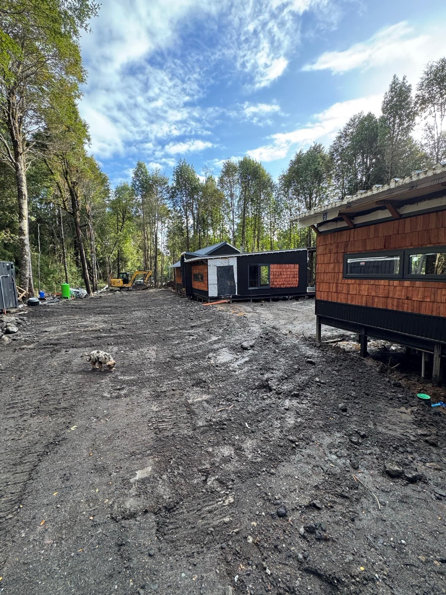 Los dos volúmenes en construcción