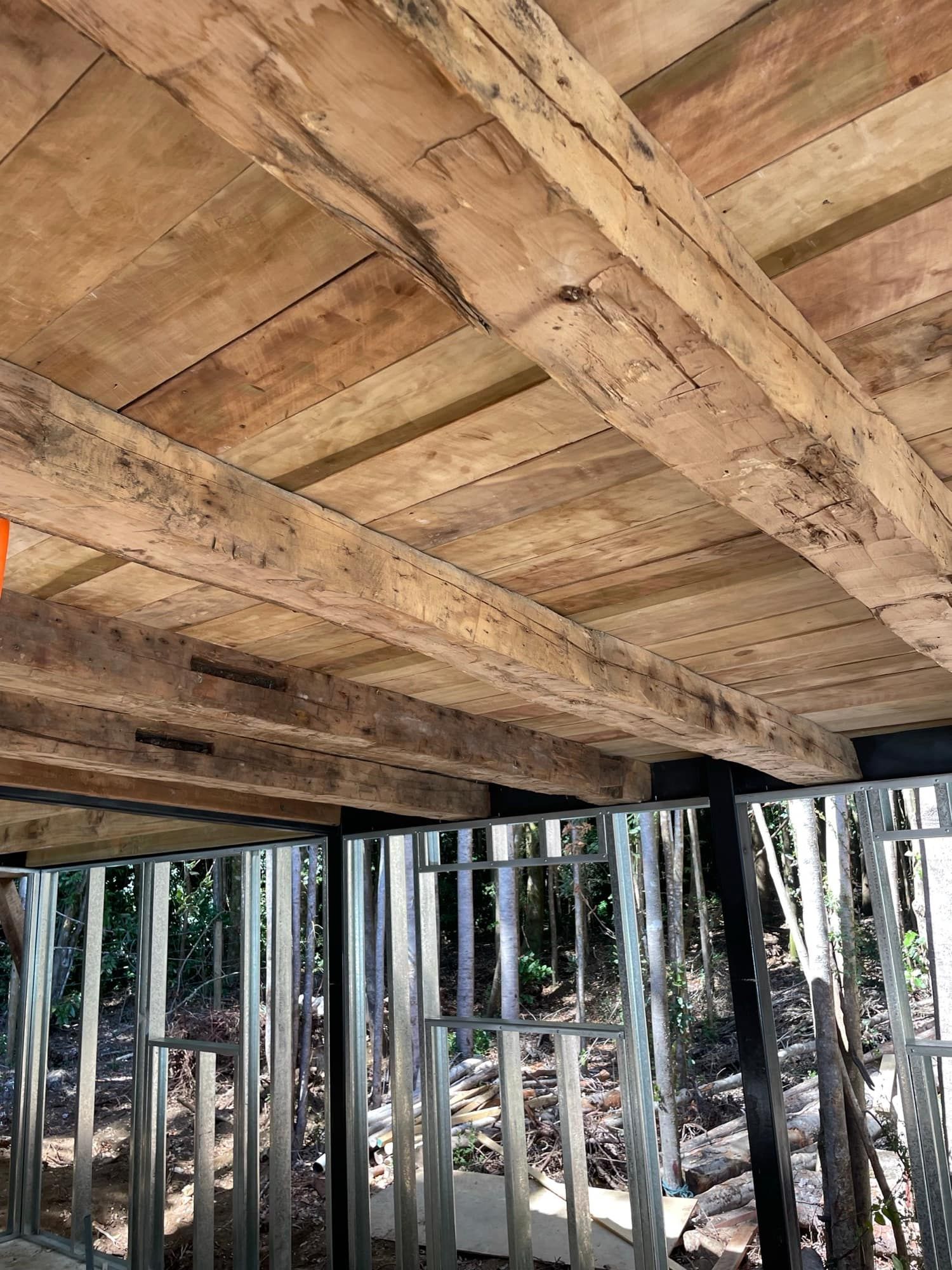 Entramado estructural en avance